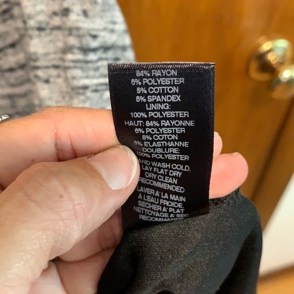 Anthropologie Amadi Lola 3/4 Sleeve Gray Wrap Dress Made in the USA - Picture 7 of 9